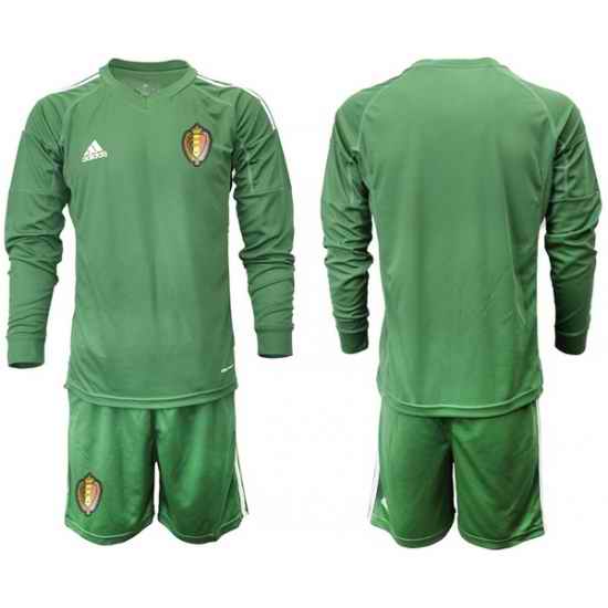 Mens Belgium Long Soccer Jerseys 062